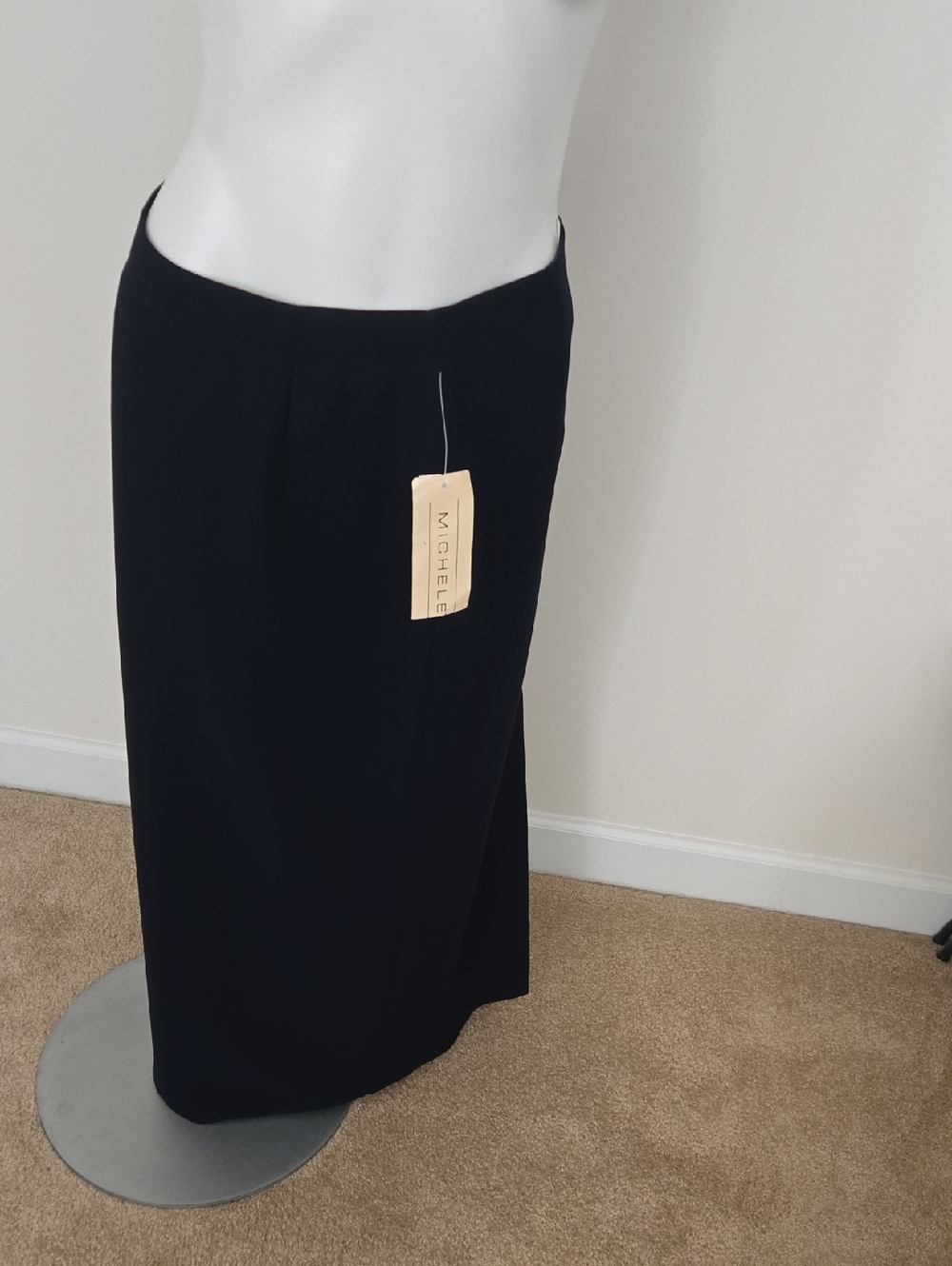 Michele Navy Maxi Skirt
